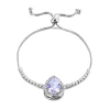 Kashi Accessories' 2022 hot water Drop bracelet, Pull-out Zircon bracelet, Seven-color Zircon Angel's Tear bracelet details Picture